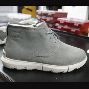 Sorel Mens Explorer Drift Waterproof Chukka Ankle Boots Gray Size 9M